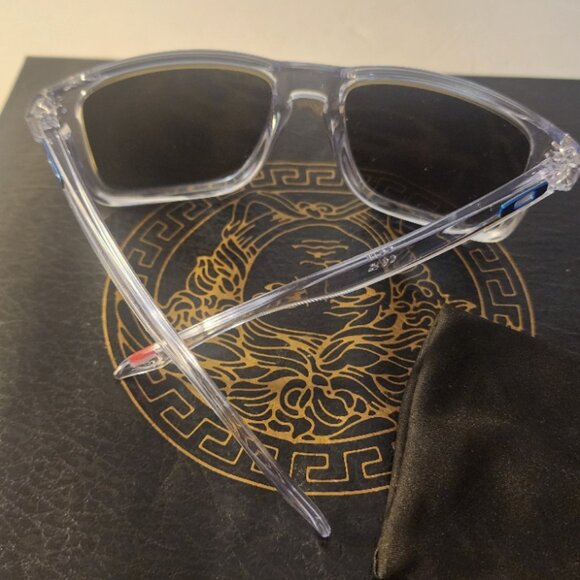 Oakley Holbrook USA Transparent frame, Blue mirror glasses - Picture 2 of 8